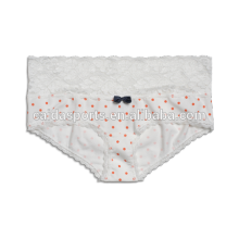 Nice lace on waistband and leg-openings lovely brief