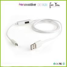 Dual Micro USB Host OTG Charger Data Sync Cable Adapter For Samsung Note2 Note3 S3 S4