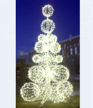 Christmas Light Tree Displays