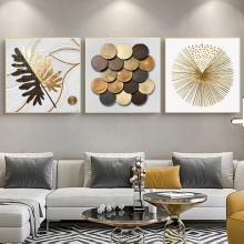 Abstract Gold Luxury Canvas Wall Art Prints: A Stunning Addition to Your Home Decor