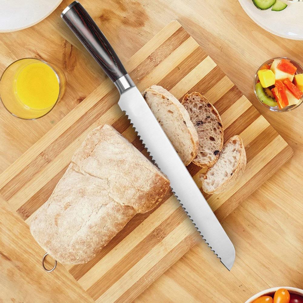 Couteau à pain de cuisine de qualité supérieure avec lame super tranchante