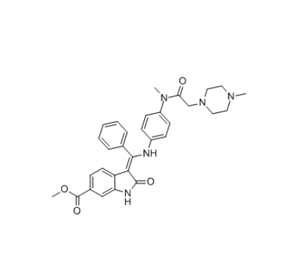 Nintedanib (BIBF-1120, BIBF1120, BIBF 1120) nombrado como Vargatef 928326-83-4