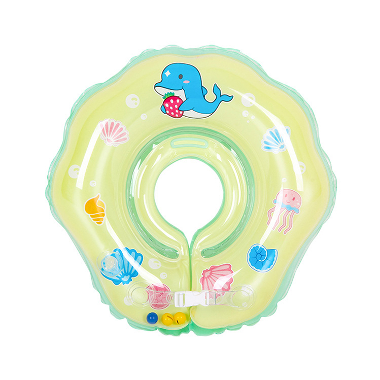 Baby zwemmen float nek opblaasbare pvc baby floater