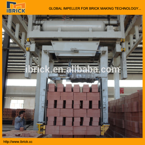 Auto brick project tunnel kiln clay brick loading and unloading machine