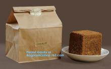 kraft take away food package gift shopping paper, biodegradable paper bread bag, mcdonald's take away fast food brown paper bag