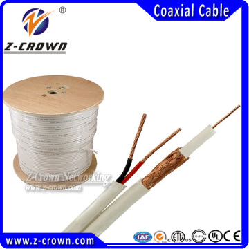 Best quality coaxial cable rg59+2c/rg6+2c coaxial cable rg59/rg6 Guangdong factory