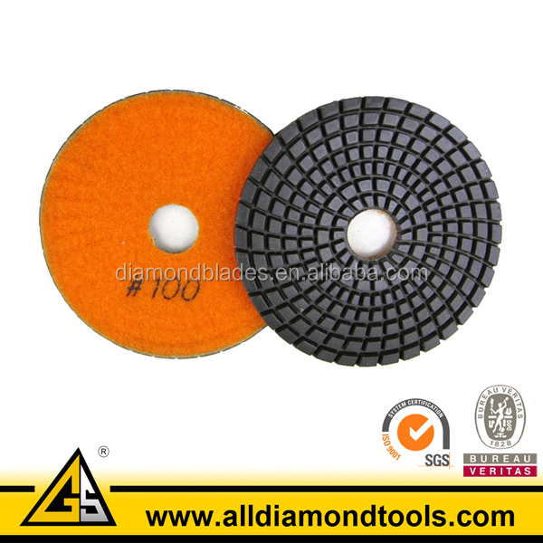 Angle Grinder Flexible Diamond Polishing Pads for Glass