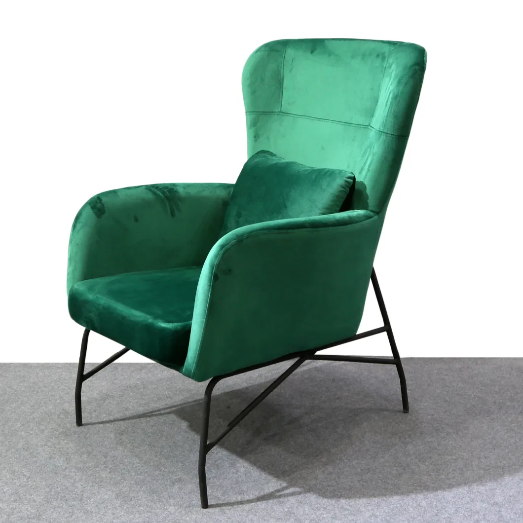 Dining Room Chairs with Soft Velvet Seat Backrest Makeup Leisure Upholstered Chair