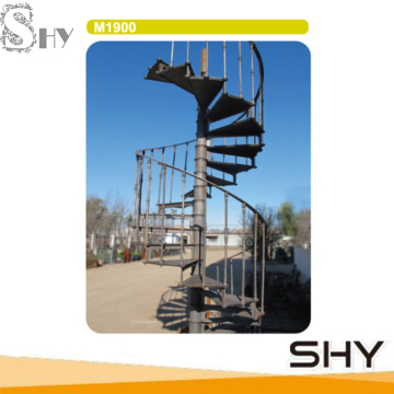 outdoor cast iron spiral stair baluster