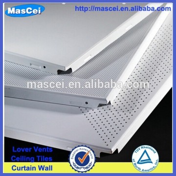 perforated clip in aluminum ceiling panel,aluminum clip in ceiling tile