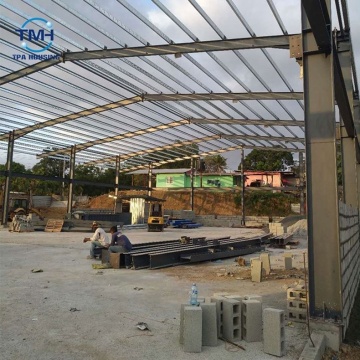 Modern Appearance Rock Wool Light Steel Frame Warehouses