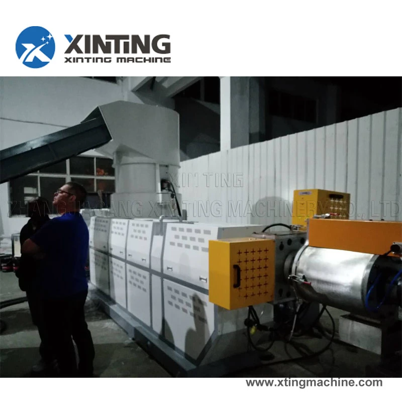 Waste Plastic Film Granulation Pellets Pelletizing Granulation Recycling Making Machine