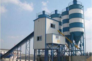 Modular Belt Conveyor Concrete Mixing Plant