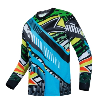 Customized Long Sleeve Downhill Mountain Bike Jersey BMX MTB Shirt
