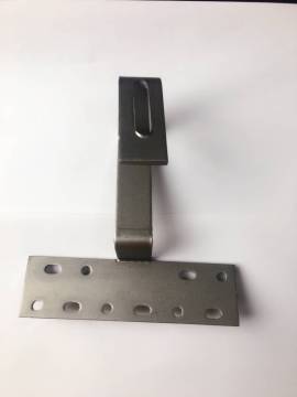 Stainless fixed hooks on tile rooftops