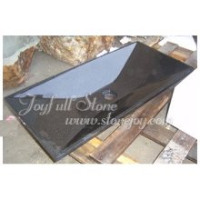 Bathroom Rectangular Black Granite Sink