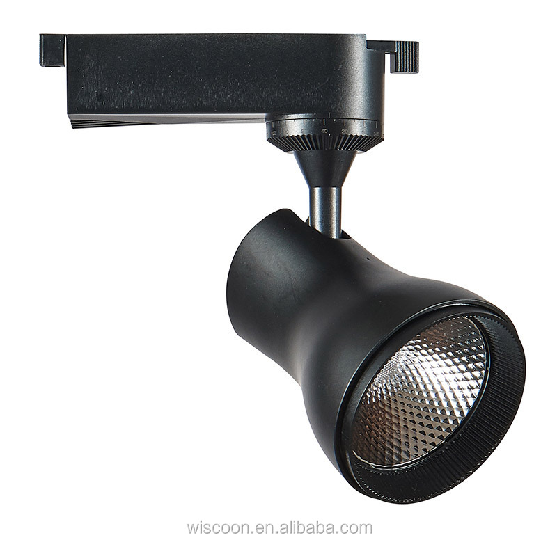 High quality cob spot light zoom led track light 10-30w