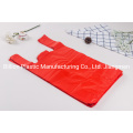 Handle PE Plastic T-Shirt Supermarket Shopping Bag