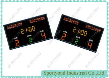 Stadium LED Electronic Football Scoreboard , Gym Soccer Scoreboards