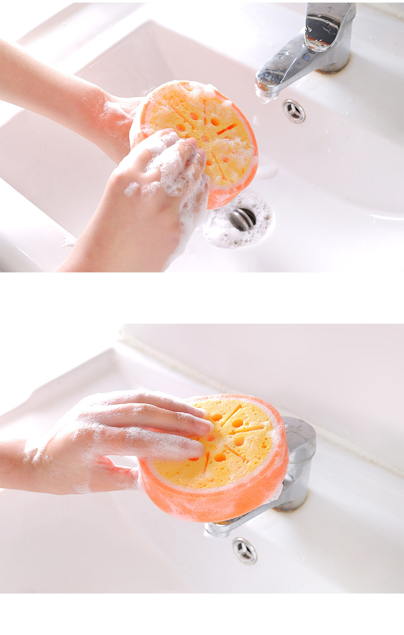 Topwill Nhà bếp dày Dishcloth Dishwipe Wholesale Fruit Sponge Dishcloth Distamination Dishingel