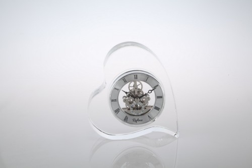 Heart Shape Crystal Clock for Wedding Gifts