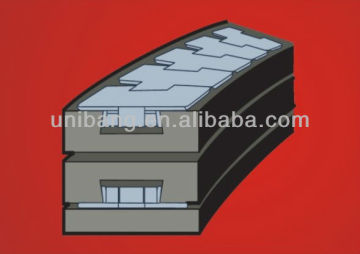 Corner tracks and stright tracks for 880 series chains