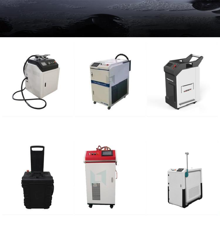 2021 NEW 500w Portable Cleaning Machine 200w Stainless Steel Rust Remover Fiber Laser Cleaner