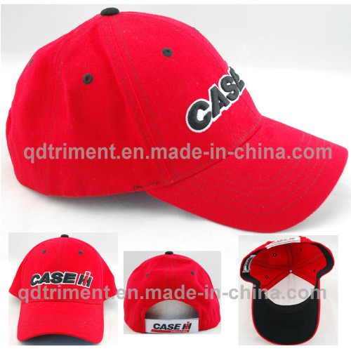 Custom Cotton Twill Embroidery Leisure Baseball Cap (TRN046)