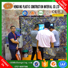 Hot trasfer uv marble wall panel pvc marble panel