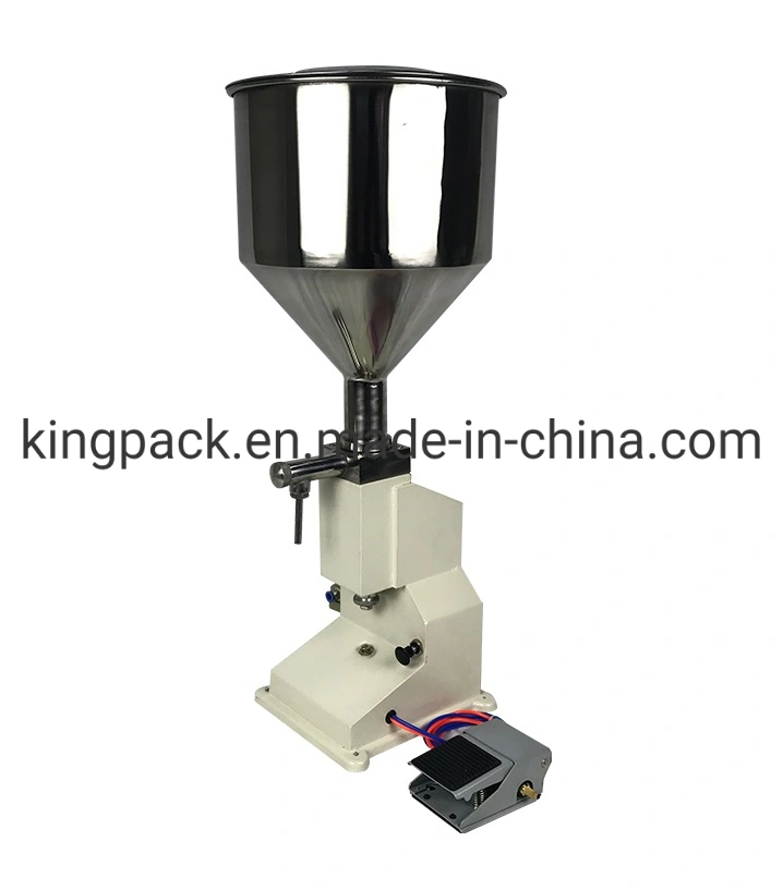 A02 Pure Pneumatic Filling Machine, for Cream, Cosmetic, Shampoo, 5-50ml