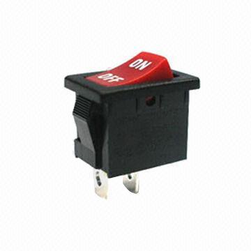 Rocker Switches, 250, 6/125V AC, 15A Rating