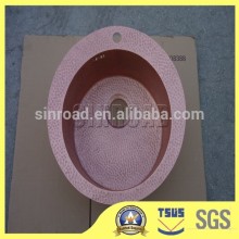 hammered copper vessel sink