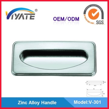 Zinc alloy handle furniture cabinet pull handle