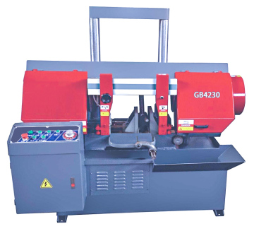 Small hydraulic double round column metal sawing machine
