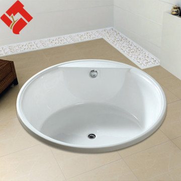 1350mm kids insert hammered copper bathtub