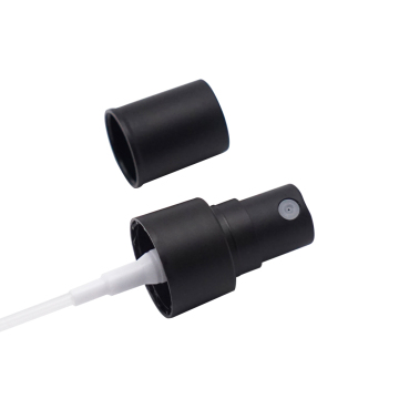 Black Plastic Fine Mist Sprayer With Over Cap