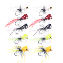 Popper Lure for Bass, Bluegill, Crappie, and Panfish - Fly Fishing Bait