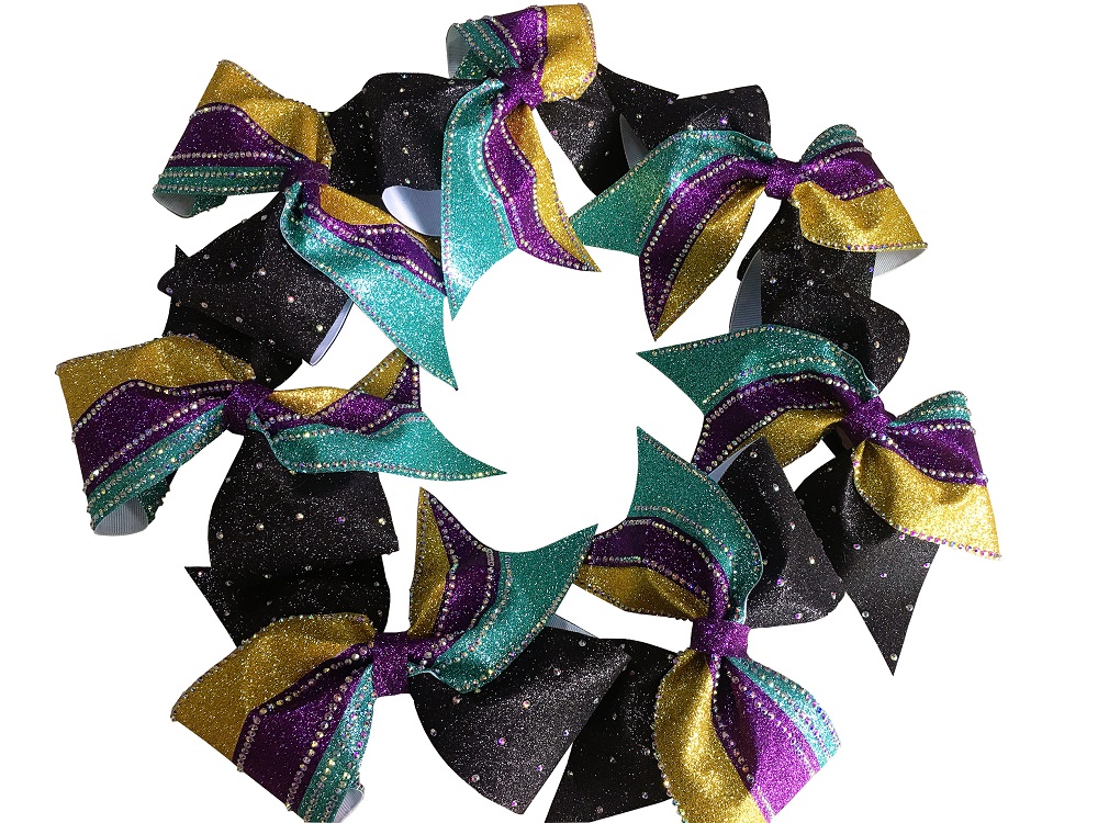 cheer hair bows