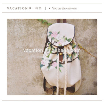 new arrival Natural Canvas Bag for vacation