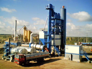 mobile asphalt mixing plant