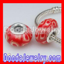 925 Sterling Silver Double Core European Fimo Beads Wholesale?