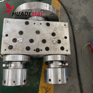 Long Duality PVC 2 Cavity Die Head para PVC Pipe