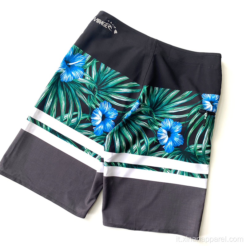 Pantaloncini da spiaggia per allenamento sportivo da uomo traspiranti all&#39;ingrosso