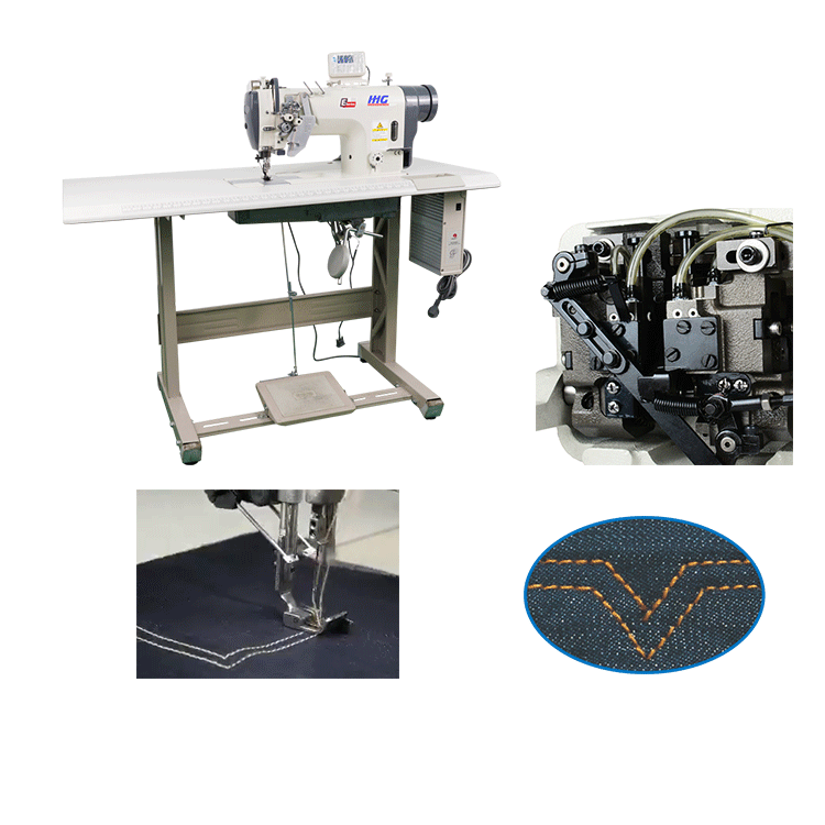 أفضل آلة خياطة إبرة مزدوجة الصناعية سبليت بار