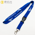 Lanyard de la compañía de silscreen de 20 mm con logotipo personalizado