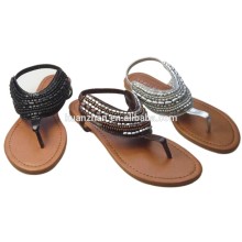 newest design high quality sandal soft leather women fashion sandal