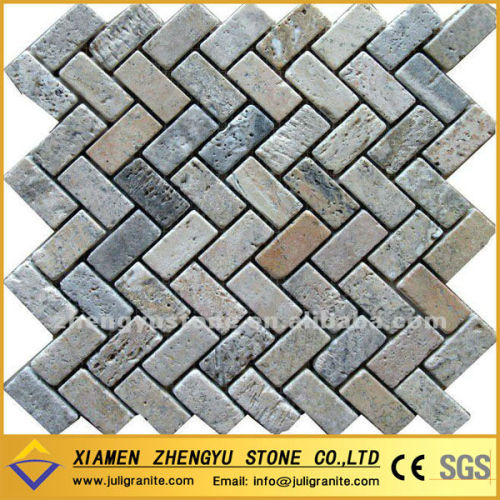 Marble steel mosic tiles