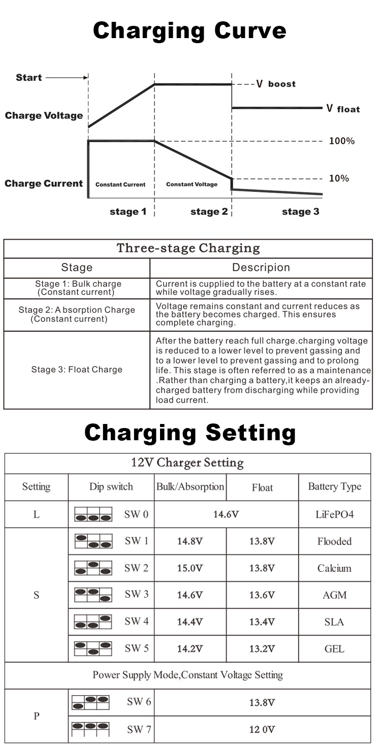 12 V 20A battery charger