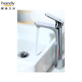 Deck Mounted High Body Brass Chrome Basin Faucet