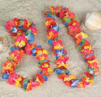 Ruffle Petal Flower Leis